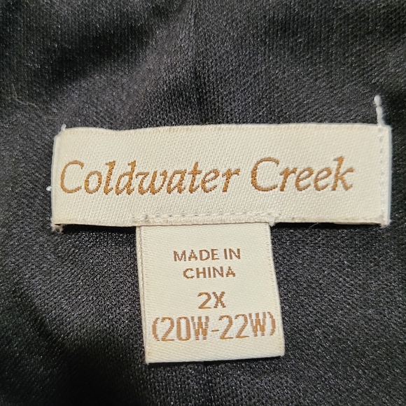 Coldwater Creek Black Netting skirt - Picture 5 of 8